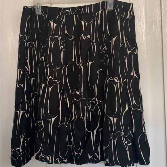 DKNY SILK MIDI SKIRT DONNA KAREN NEW YORK LINED SIZE 14 - Picture 2 of 7